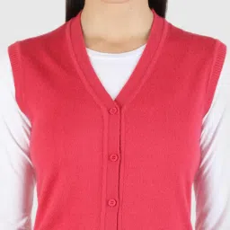 Monte Carlo Pink Sleeveless Cardigan image 5