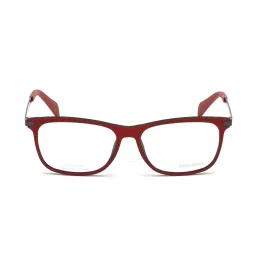Diesel Red Rectangular Eye Frames for Men image 1