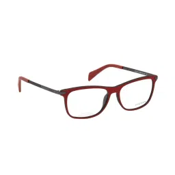 Diesel Red Rectangular Eye Frames for Men image 2