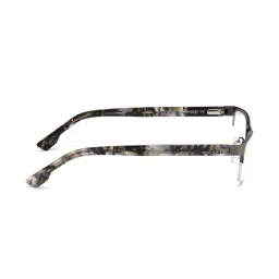 Diesel Grey Rectangular Eye Frames for Men image 4