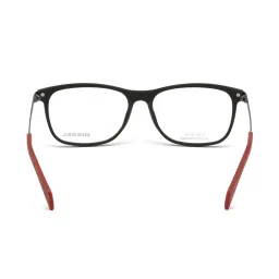 Diesel Red Rectangular Eye Frames for Men image 5