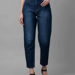 Globus Dark Blue Relaxed Fit High Rise Jeans image 1