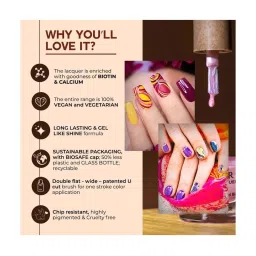 Colorbar Vegan Nail Lacquer Silver Star - 202 - 8 ml image 5