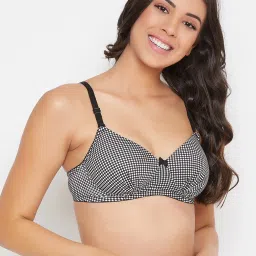 Clovia Black Non Wired Padded T-Shirt Bra image 4