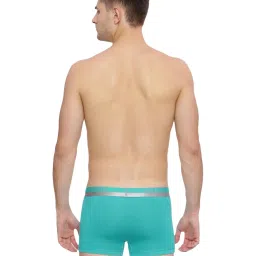 Van Heusen Teal Green Cotton Comfort Fit Trunks image 2