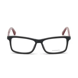 Diesel Black Rectangular Eye Frames for Men image 1