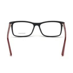 Diesel Black Rectangular Eye Frames for Men image 5