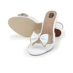 TAYDOL Women Embellished Block Heels Open Toe Sandals image 3