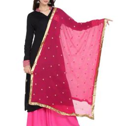 Dupatta Bazaar Pink Dupatta-picture-10