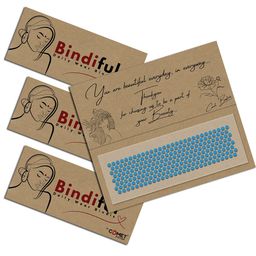 Comet Busters Bindiful Set Of 3 Traditional Round Bindis - Turquoise Blue-picture-27