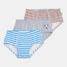 You Got Plan B Boys Pack Of 3 Printed Pure Cotton Mid-RiseBasicBriefs UBL-Vibe: 1-2-picture-13