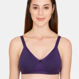 Zivame Purple Cotton Shaper Bra-picture-21
