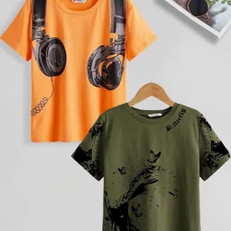 Dagcros Boys Printed Pure Cotton T-shirt-picture-35