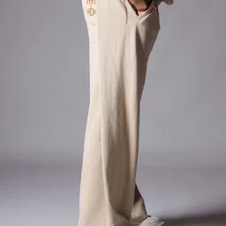 HOP HEAD Men Cotton Straight-Fit Mid-Rise Track Pants image 5