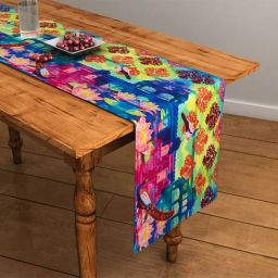 SEJ by Nisha Gupta Multicolor Table Runner - Set of 1-picture-47