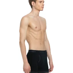 Van Heusen Black & Olive Green Cotton Comfort Fit Trunks image 4