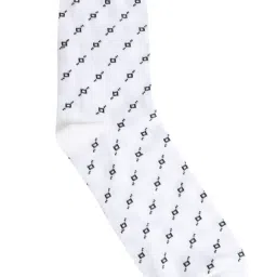 Cantabil White Cotton Regular Fit Printed Socks image 2