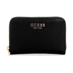 Guess Black Amorette Textured Zip Around Wallet-image-30