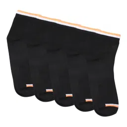 Cantabil Black Cotton Regular Fit Printed Socks image 1