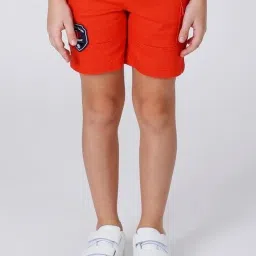 One Friday Kids Red Regular Fit Shorts image 1
