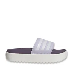 Adidas Women's ADILETTE Lavender Slides image 1
