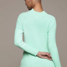 Roadster Women Self Design Pullover Sweater image 3