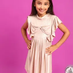 Tales & Stories Kids Pink Applique Dress-picture-48