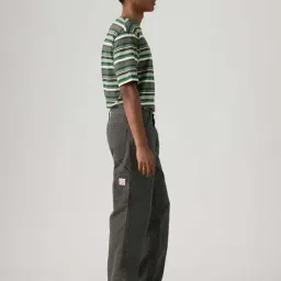 Levi's Men's 568 Green Loose Fit Mid Rise Jeans image 3