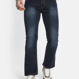 Octave Blue Cotton Regular Fit Jeans image 1