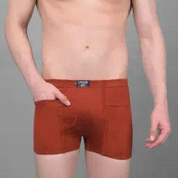 Dollar Lehar Assorted Cotton Regular Fit Trunks - Pack Of 5 image 4