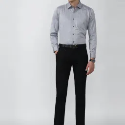 Van Heusen Black Slim Fit Trousers image 5