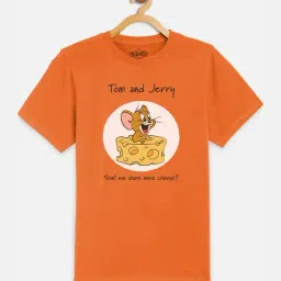 Tom & Jerry Printed Tshirt For Kids Boys-image-33