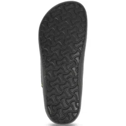 Mochi Men's Black & Yellow Casual Sandals image 5