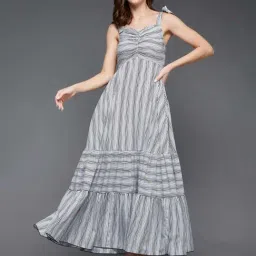 Miss Chase White Striped Maxi Dress-picture-18