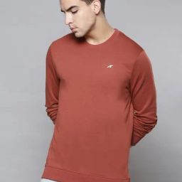 ALCIS Brown Regular Fit Sweatshirt-picture-12