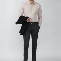 Van Heusen Grey Slim Fit Trousers image 5