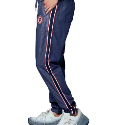 The Souled Store Blue Regular Fit Captain America Logo Jogger Jeans image 3