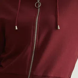 Cover Story Maroon Hoodie image 5