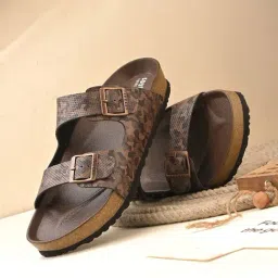 Spykar Men's Remy Brown Camo Casual Sandals-picture-15