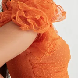 Cover Story Rust Crop Top image 5