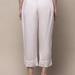 Biba White Printed Pants image 2
