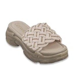 Catwalk Women's Beige Casual Sandals image 1