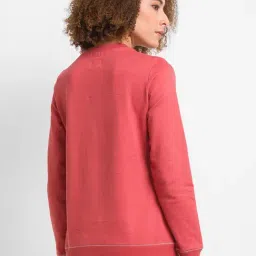 Spykar Orange Printed Sweatshirt image 2