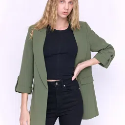 Cover Story Olive Blazer image 1