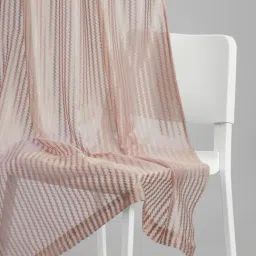 Haus & Kinder Pink Polyester Abstract Desert Blush Rod Pocket 5 ft Window Curtain - Set of 2 image 5