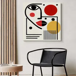 999Store Multicolor Canvas Geometric Art Painting image 1