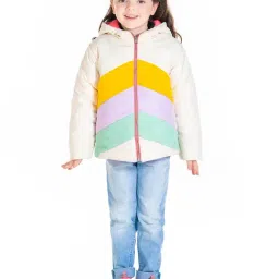 Cherry Crumble By Nitt Hyman Kids Multicolor Quilted Reversible Jacket image 3