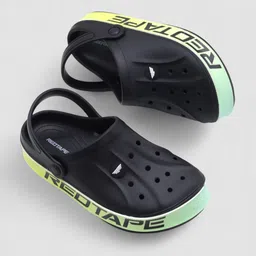 Red Tape Men Self Design Clogs image 1