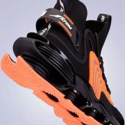 Atom Men's Spring Edge Alpha 1 Black Running Shoes-picture-36
