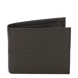 Peter England Brown Casual Leather Bi-Fold Wallet for Men image 4